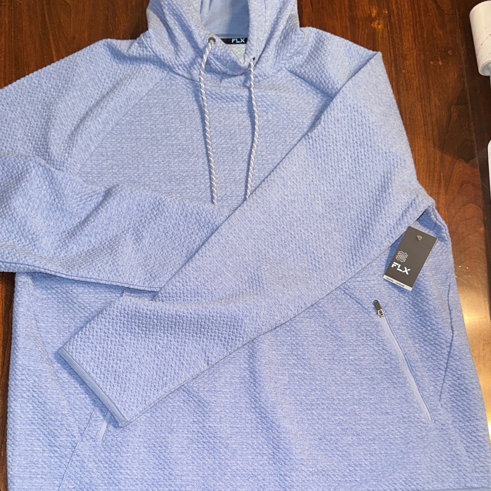 Kohl's FLX Light Blue Men's Hoodie Sweater
